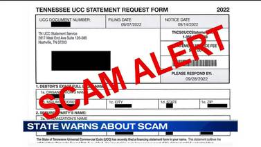 WATCH: Scammers impersonating TN Secretary of State letters to steal your money