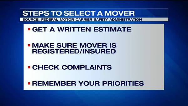 WATCH: What to know before choosing a mover