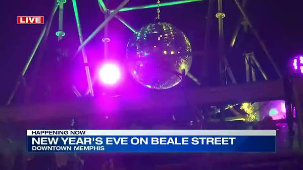 Crowds gather on Beale Street for New Year’s Eve