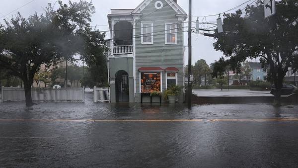 Photos: Ian drenches South Carolina, downgraded to post-tropical storm