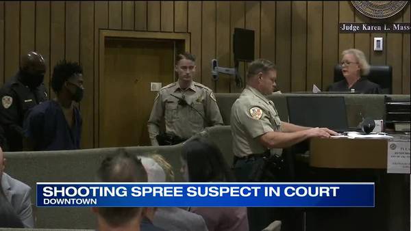WATCH: Warrants issued for witnesses in deadly shooting spree after suspect appears in court, officials say