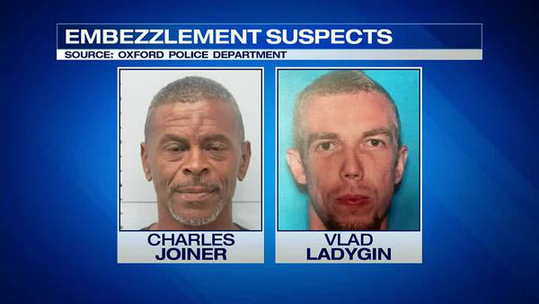 WATCH: Oxford police accuse two men of embezzlement