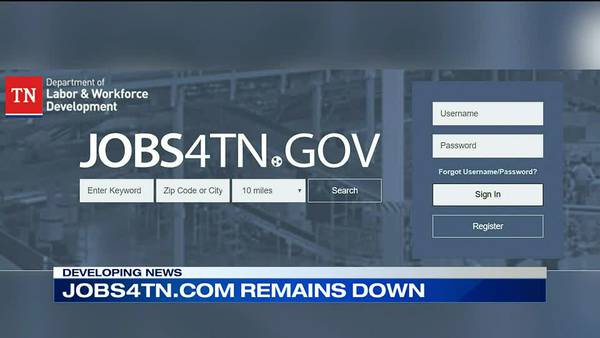 WATCH: TN unemployment website down