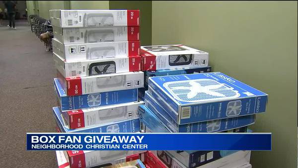 Local nonprofit hosts box fan giveaway as heat wave blankets the Mid-South