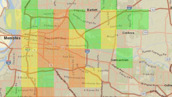 Thousands of MLGW customers without power as strong storms threaten the Mid-South