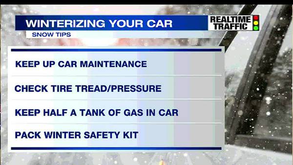 How to winterize your car before this weekend’s snowfall