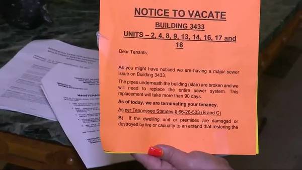 Tenants say they’re being forced to move with little notice from Frayser apartment 