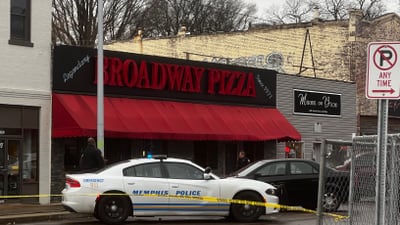 PHOTOS: Deadly shooting near Memphis' Broadway Pizza