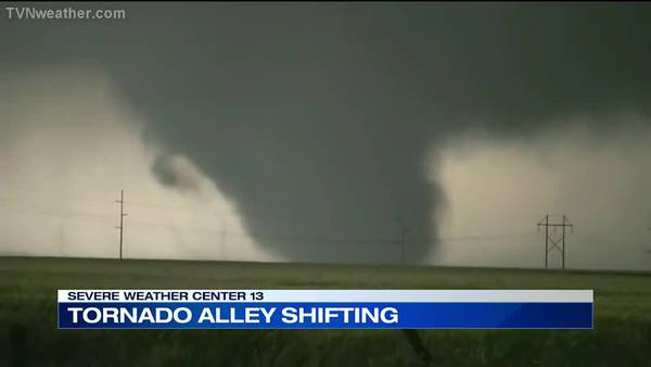 WATCH: Tornado Alley shifting to include area surrounding Memphis