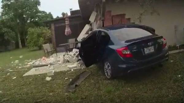 Florida man allegedly crashed his car into neighbor’s house before reporting it stolen