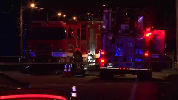 WATCH: Man dies after motorcycle collides with fire truck, MPD says