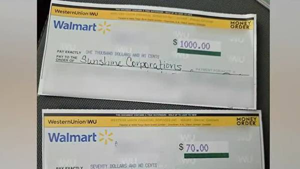 Police report: More than $58K in rent checks stolen from Sunshine Corporation drop box