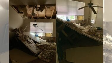 WATCH: Ceiling collapse at Memphis apartment causes headaches for tenant