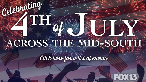 MAP: Fourth of July events across the Mid-South