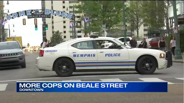 WATCH: More cops headed to Beale Street this weekend