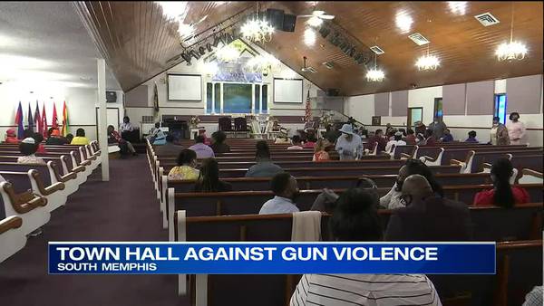 WATCH: Church holds Town Hall meeting about gun violence