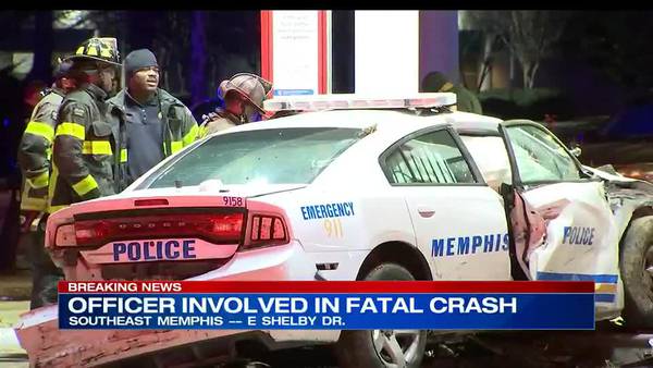 WATCH: One killed in crash involving Memphis police officer