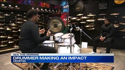 Memphis drummer inspires next generation of musicians to live their dreams