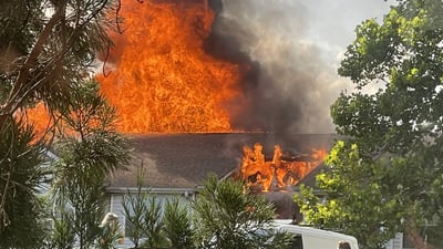 PHOTOS:  Fire rips through Cordova apartments