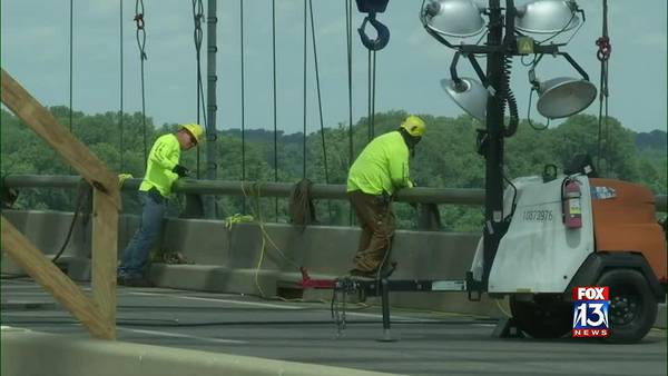 Watch: I-40 Bridge reopening likely delayed until August, TDOT says