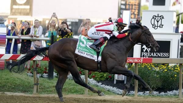 Preakness 2022: Early Voting crosses the finish first at the Preakness Stakes