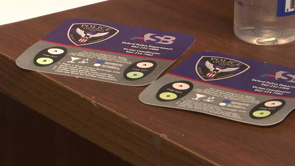 Police distribute coasters to test for spiked drinks at Oxford bars