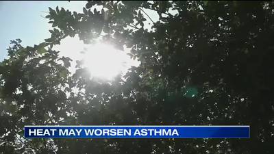 High heat and humidity can trigger asthma and other respiratory illnesses