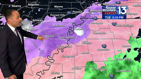 WATCH: Memphis weather: Second ice storm hits Mid-South Tuesday afternoon