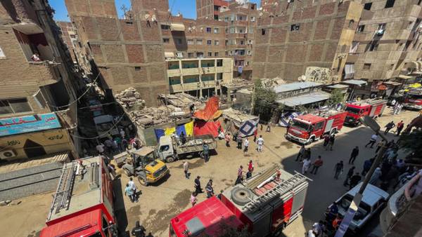 Fire at Coptic Orthodox church near Egypt’s capital kills 41, injures 16