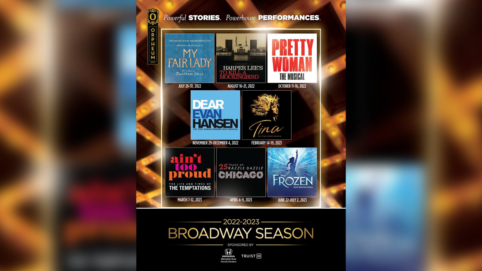 Orpheum Theatre announces 20222023 Broadway Season FOX13 News Memphis