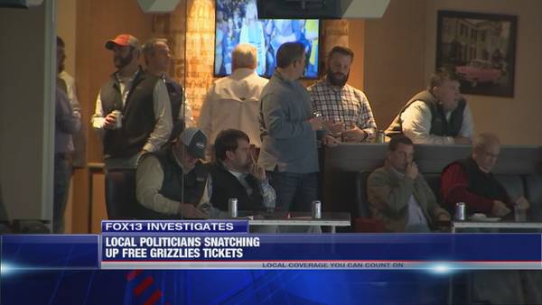 FOX13 Investigates: Local politicians snatching up free Grizzlies tickets