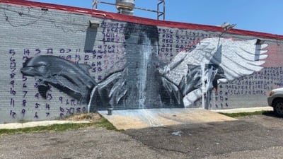 PHOTOS: Young Dolph mural vandalized