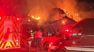 PHOTOS: Firefighters battle blaze at South Memphis home