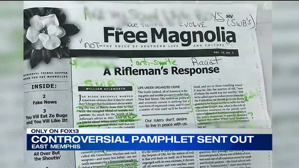 WATCH: Residents speak out against pamphlet left in neighborhood