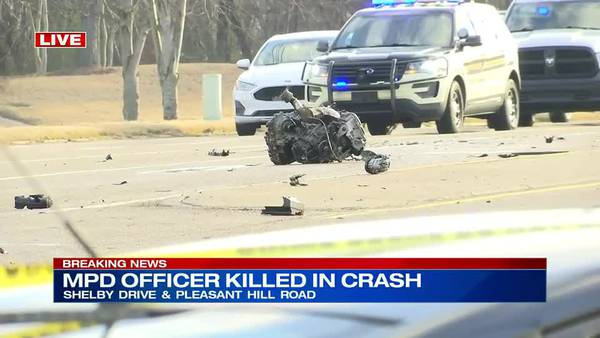 WATCH: Memphis Police officer killed in overnight crash