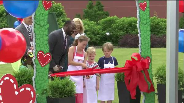 WATCH: New green space opens for parents and kids at Le Bonheur Children's Hospital