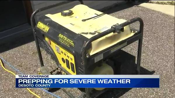 WATCH: Prepping for severe weather in DeSoto County
