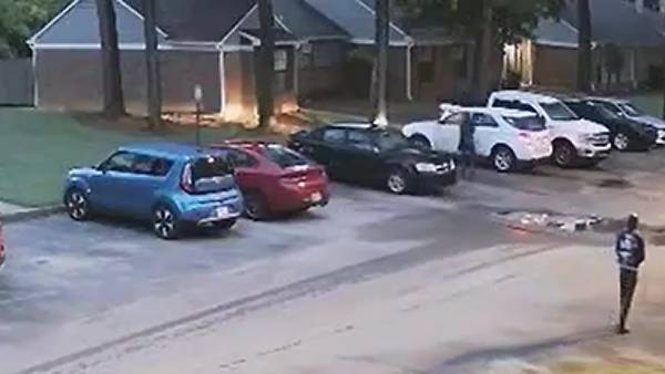 WATCH: Two men carjack woman outside her home on Jonquil Drive, police say