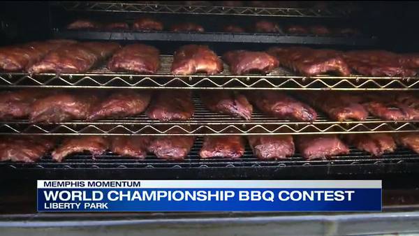 WATCH: Competition heats up at World Champion Barbecue Cooking Contest