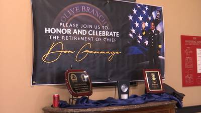 PHOTOS: Retiring Olive Branch Police Chief Don Gammage honored