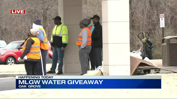 MLGW distributes more cases of water for residents in need