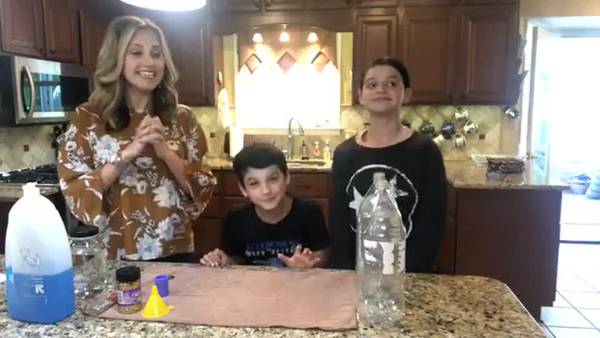 WATCH: Meteorologist Elisabeth D'Amore shows you how to make a tornado in a bottle