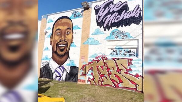 A tribute to Tyre Nichols: Local artist paints mural in North Memphis