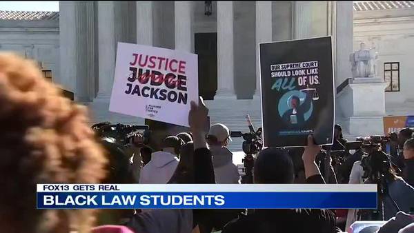 WATCH: Black law students rally in DC for Judge Jackson’s historic hearing