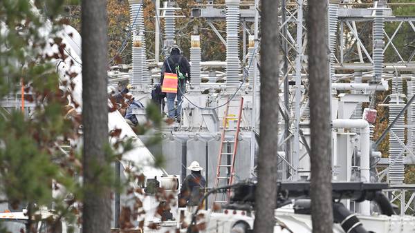 Power restored in North Carolina county after substations fixed