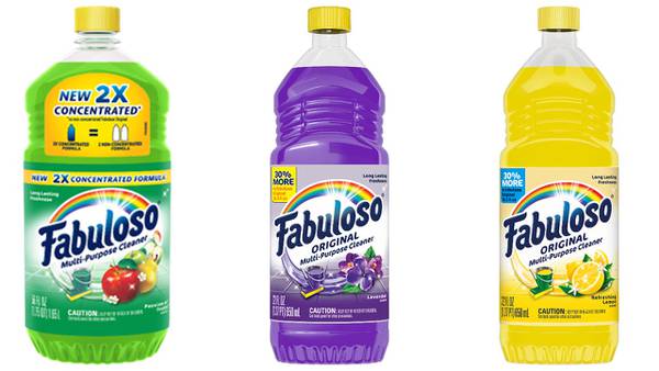 Recall alert: 4.9M bottles of Fabuloso multi-purpose cleaner recalled