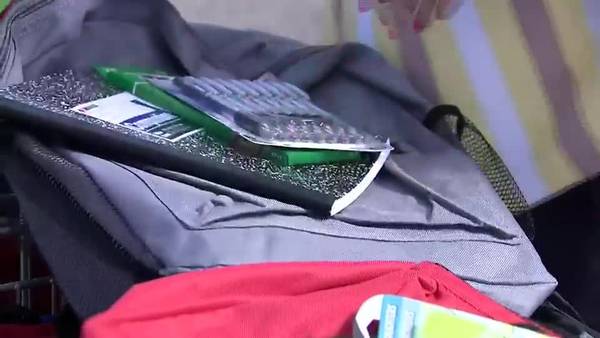 WATCH: Back-to-school supply events