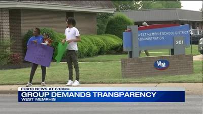 Protesters demand transparency as school district searches for new superintendent