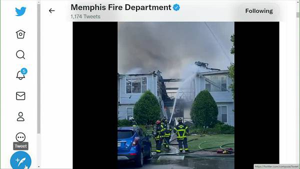 WATCH: Fire engulfs Cordova apartment complex