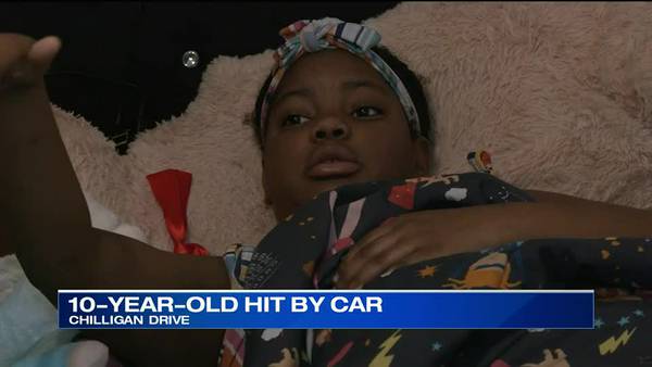 10-year-old girl undergoes multiple surgeries after being hit by car on the way to school
